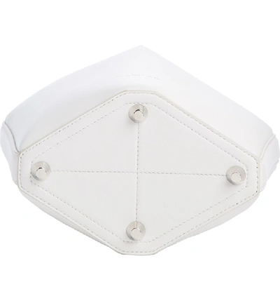 Shop Alexander Mcqueen Small Leather Bucket Bag - Ivory In Off White