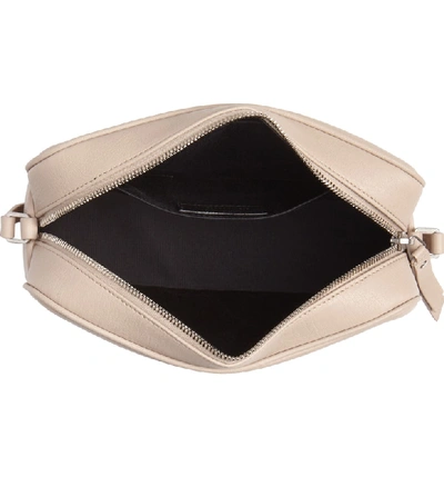 Shop Saint Laurent Small Mono Leather Camera Bag - Beige In Light Natural
