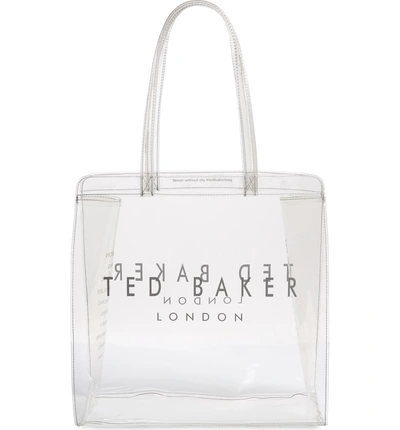 Shop Ted Baker Large Clear Icon Tote - White (nordstrom Exclusive)
