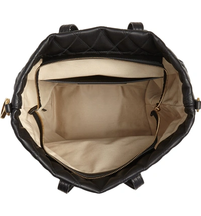 Shop Givenchy Duo Quilted Faux Leather Backpack - Black
