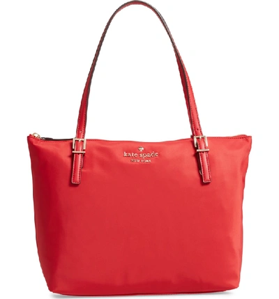 Shop Kate Spade Watson Lane Small Maya Nylon Tote - Red In Royal Red