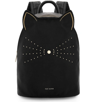 Shop Ted Baker Katt Nylon Backpack In Black