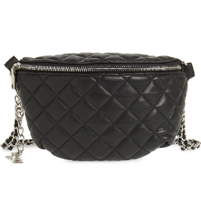 Shop Steve Madden Quilted Faux Leather Fanny Pack - Black