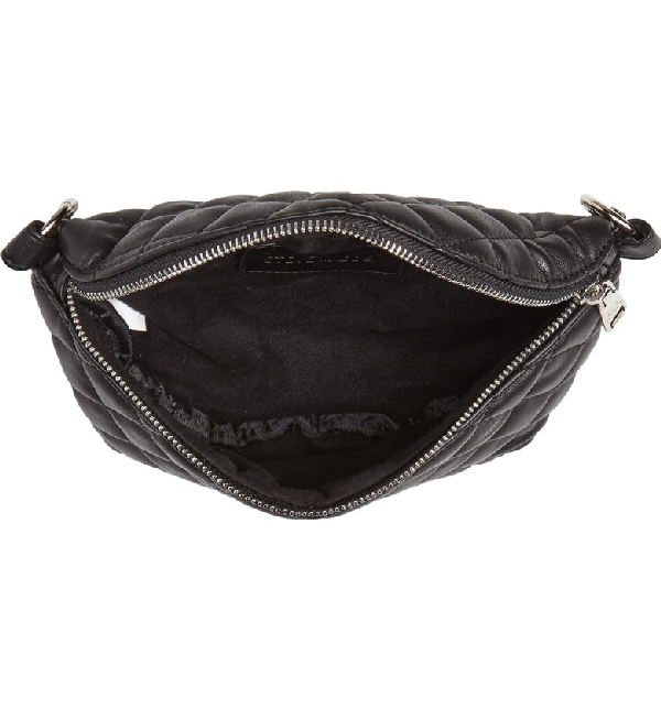 Steve Madden Quilted Faux Leather Fanny Pack - Black | ModeSens