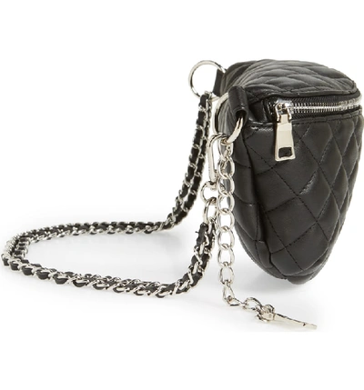 Shop Steve Madden Quilted Faux Leather Fanny Pack - Black
