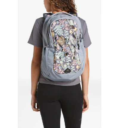 Shop The North Face 'jester' Backpack - Grey In Grey Floral Print/ Mid Grey