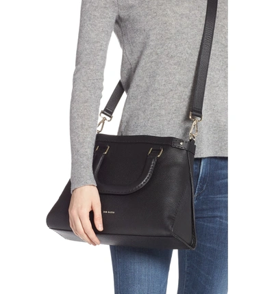 Shop Ted Baker Daiisyy Leather Tote - Black