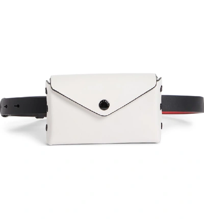 Shop Rag & Bone Atlas Leather Belt Bag - White In White Multi
