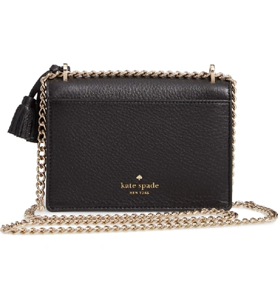 Shop Kate Spade Hayes Street - Hazel Studded Leather Crossbody Bag - Black