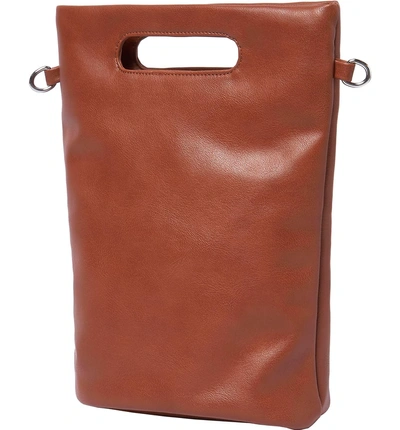 Shop Urban Originals Collector Vegan Leather Crossbody Bag In Rust