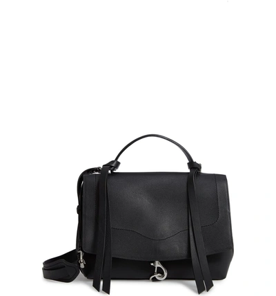 Shop Rebecca Minkoff Stella Leather Satchel - Black