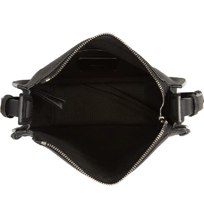 Shop Allsaints Mori Leather Crossbody Bag In Black