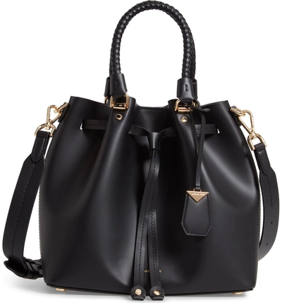 Shop Michael Michael Kors Blakely Leather Bucket Bag - Black