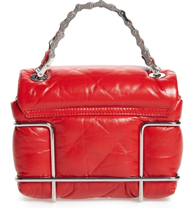 Shop Alexander Wang Halo Quilted Leather Bag In Red