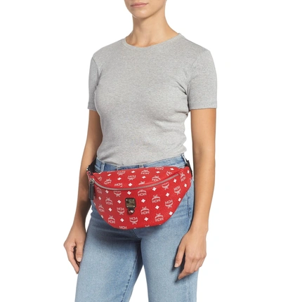 MCM Leather Waist Belt - Red Belts, Accessories - W3047053