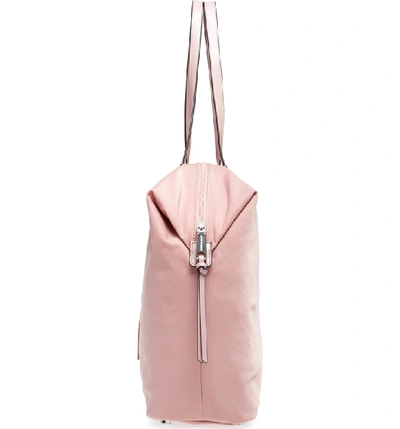 Shop Rebecca Minkoff Washed Nylon Tote - Pink In Vintage Pink