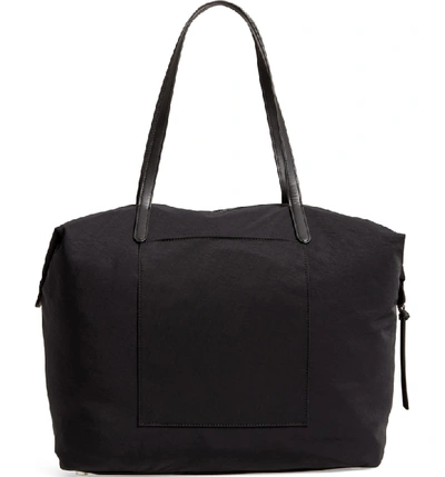 Shop Rebecca Minkoff Washed Nylon Tote In Black