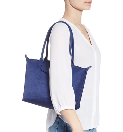 Longchamp Le Pliage Jeans Small Shoulder Bag - Blue In Denim | ModeSens