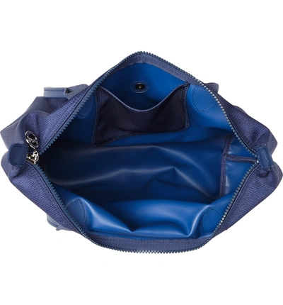 Crossbody bag Longchamp Navy in Denim - Jeans - 32380414