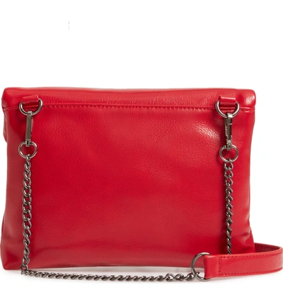 Shop Muche Et Muchette Clare Ring Handle Faux Leather Crossbody Bag - Red