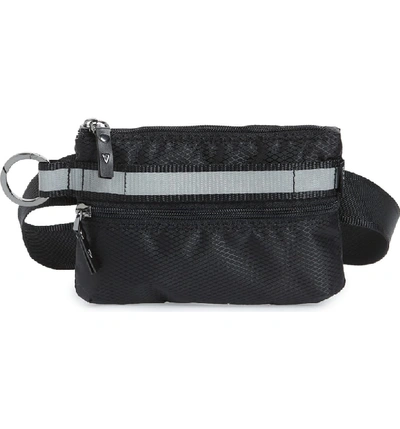 Shop Andi Urban Clutch Convertible Belt Bag In Black/ Reflective Stripe