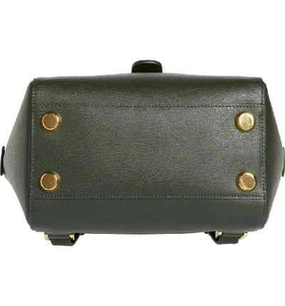 Shop Senreve Mini Maestra Leather Satchel In Forest