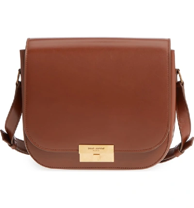 Shop Saint Laurent Betty Shoulder Bag - Brown In Sauvage