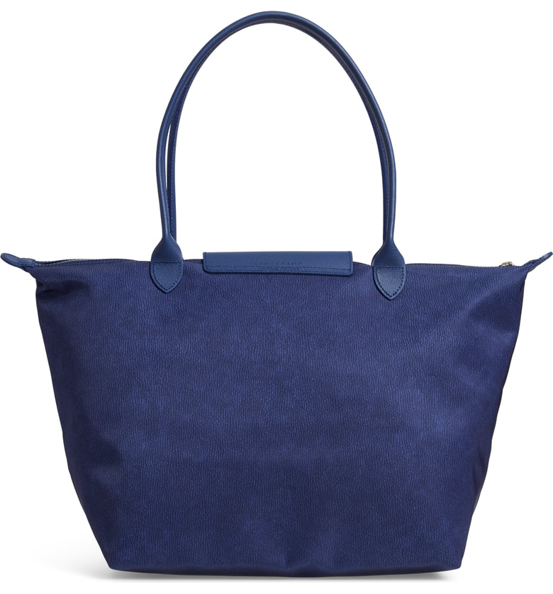 longchamp le pliage denim