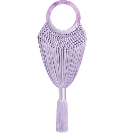Shop Cult Gaia Small Tassel Bag - Purple In Lavender