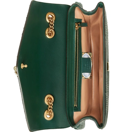 Shop Gucci Rajah Genuine Python Large Tote - Green In Vintage Green Multi