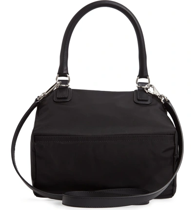 Shop Givenchy Small Pandora Logo Shoulder Bag - Black