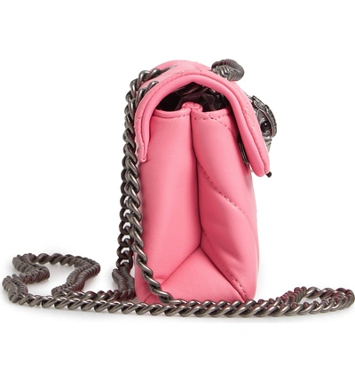 Shop Kurt Geiger Mini Kensington Leather Crossbody Bag - Pink In Pink Comb