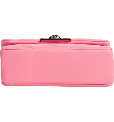 Shop Kurt Geiger Mini Kensington Leather Crossbody Bag - Pink In Pink Comb