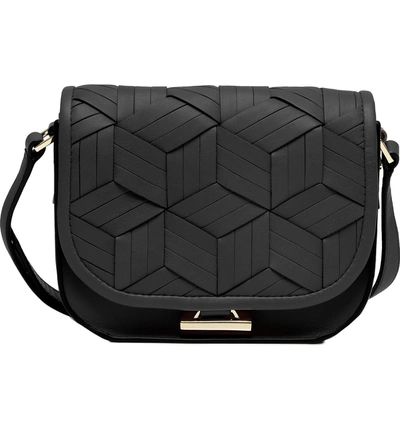 Shop Welden Mini Summit Leather Crossbody Bag - Black