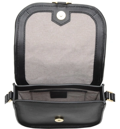 Shop Welden Mini Summit Leather Crossbody Bag - Black