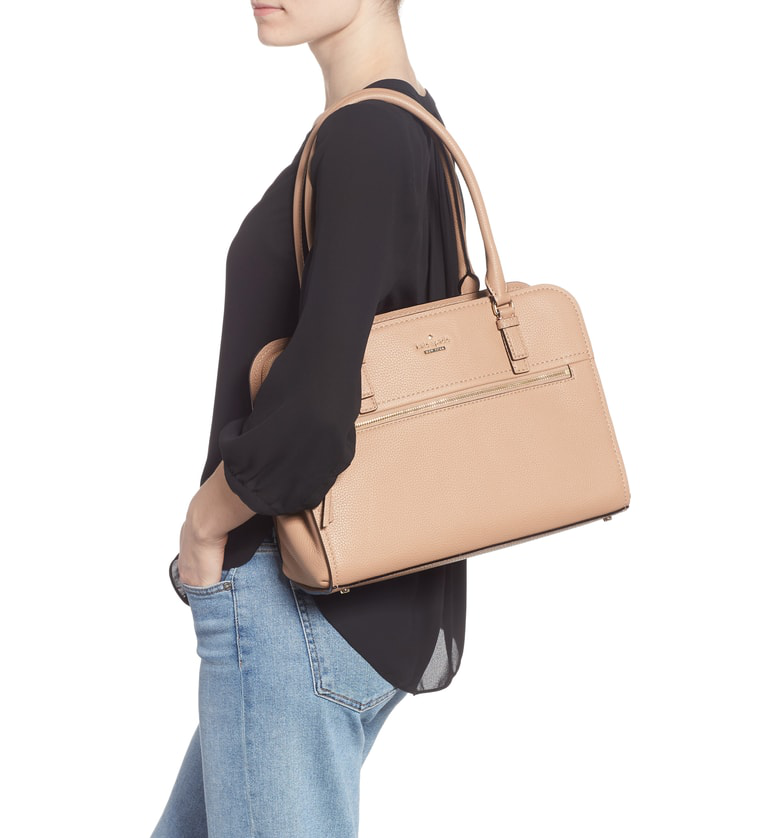 kate spade jackson street kiernan leather laptop tote