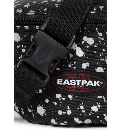 Shop Eastpak Springer Mist Canvas Belt Bag In Silver Mist