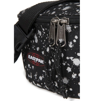 Shop Eastpak Springer Mist Canvas Belt Bag In Silver Mist