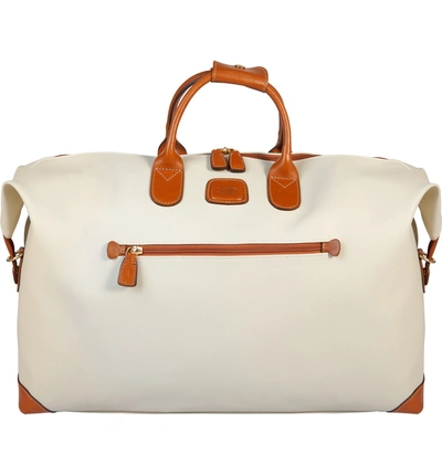 Shop Bric's Firenze 22-inch Cargo Duffle Bag In Cream