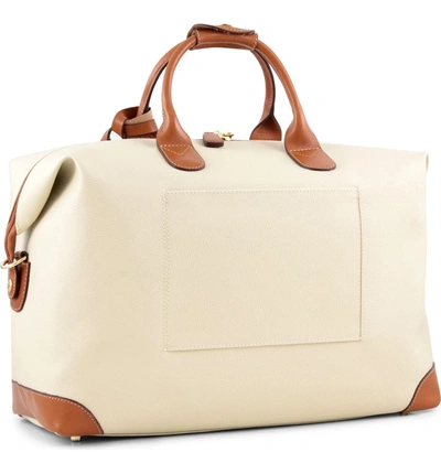 Shop Bric's Firenze 22-inch Cargo Duffle Bag In Cream