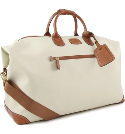 Shop Bric's Firenze 22-inch Cargo Duffle Bag In Cream