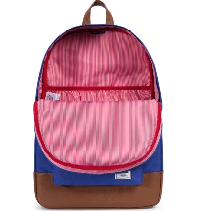 Shop Herschel Supply Co. Heritage Backpack - Blue/green In Deep Ultramarine