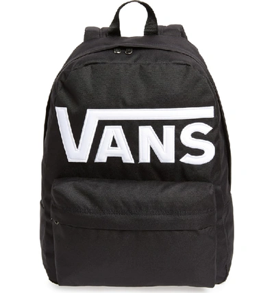 Shop Vans Old Skool Ii Backpack - Black In Black/ White