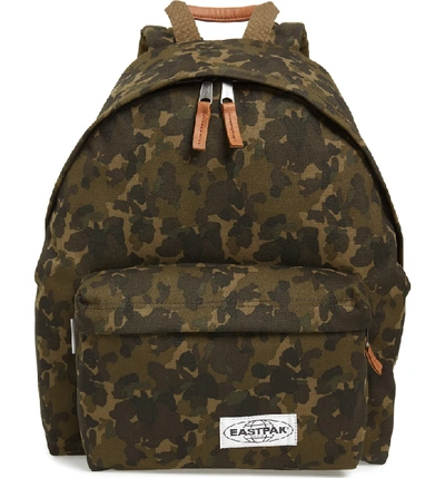 Shop Eastpak Padded Pakr Backpack - Green In Opgrade Camo