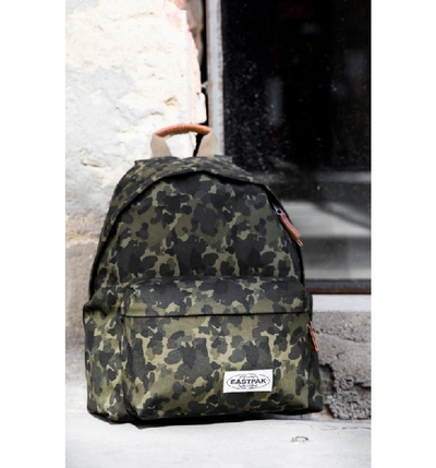 Shop Eastpak Padded Pakr Backpack - Green In Opgrade Camo