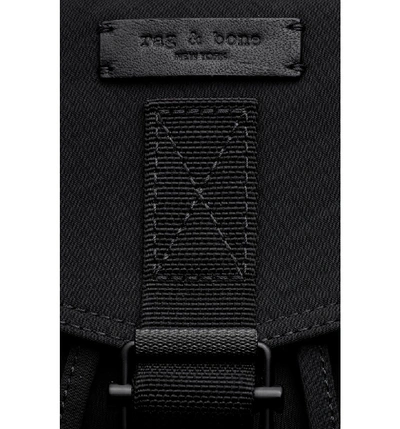 Shop Rag & Bone Field Water Resistant Nylon & Leather Backpack - Black