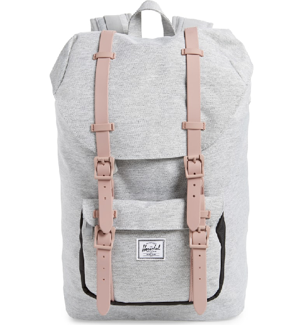 Herschel Supply Co. Little America - Mid Volume Backpack - Grey In Light  Grey/ Ash Rose/ Black | ModeSens