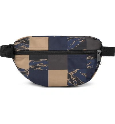 Shop Eastpak Springer Belt Bag - Blue In Camopatch Navy
