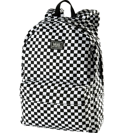 Vans 'old Skool Ii' Backpack - Black In Black/ White Check | ModeSens