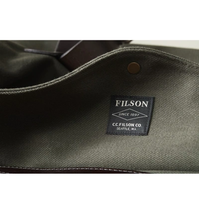 Shop Filson Medium Duffle Bag In Cinder